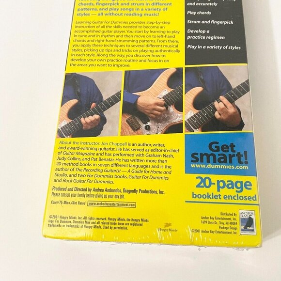 2001 Learning Guitar for Dummies VHS Jon Chappell - Picture 7 of 16
